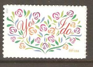 #4765 Yes I Do Single Mint NH