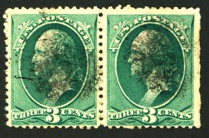 U.S. #207 USED PAIR