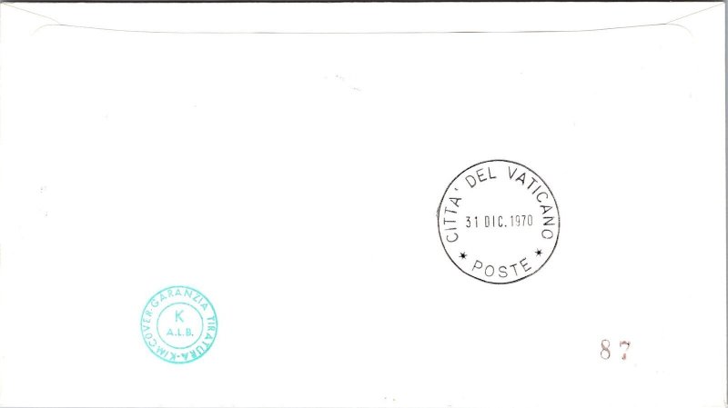 Vatican FDC 1970 - Pastor Gentium - Kim Covers - F30929