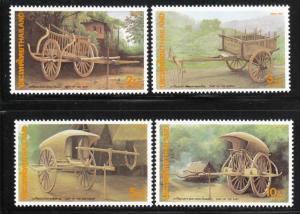 Thailand 1992 Sc1463-6 Wagons MNH