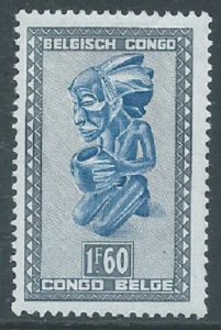 Belgian Congo, Sc #243, 1.60fr MH