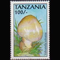 TANZANIA 1993 - Scott# 1012 Mushroom 100s NH