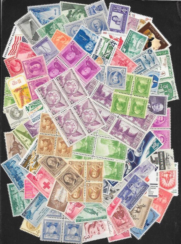 UNITED STATES Postage Lot Face Value=$87+