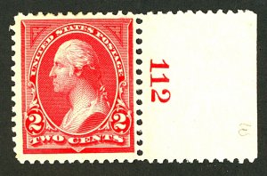 U.S. #265 MINT PL# SINGLE OG HR
