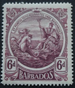 Barbados 1916 Six Pence SG 188 mint