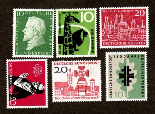 Germany # 784-786,788-789,792 Mint!