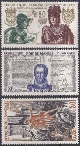 France Sc #1260-1262 MNH