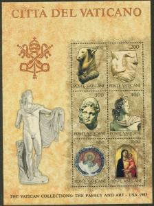 VATICAN Sc#718-720 1983 The Papacy and Art Set of 3 Souvenir Sheets OG Mint NH