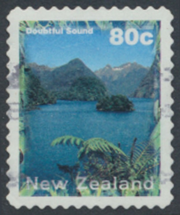 New Zealand  SG 1990   Used  Doubtful Sound   see details & scans