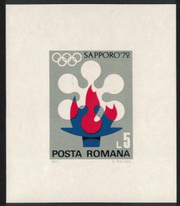 Romania Winter Olympic Games Sapporo Japan 1972 MS 1971 MNH SC#2300 SG#MS3870