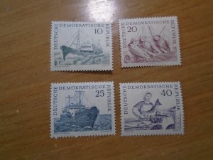 Germany  DDR  #  545-48  MH