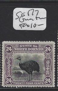 NORTH BORNEO  (PP1307B)  24C  BIRD  SG 177   MOG   GUM THIN