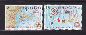 Spain 2243-2244 Set MNH Maps