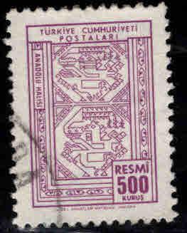 TURKEY Scott o106 Used official stamp