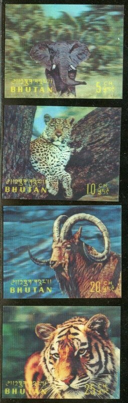 BHUTAN 3-D ANIMALS  SCOTT#116//116L  NO116A   MINT NEVER  HINGED--SCOTT$29.85