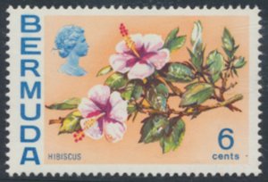 Bermuda SC# 260   MNH  Flowers 1970  see details & scans