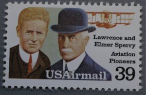 United States #C114 39 Cent Lawrence and Elmer Sperry Airmail MNH