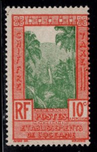 French Polynesia Scott J11  MH* Postage due stamp