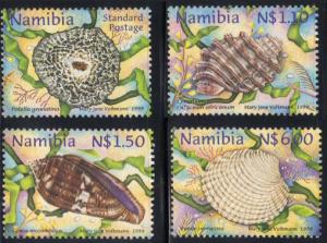 Namibia #903-06 MH complete sea shells
