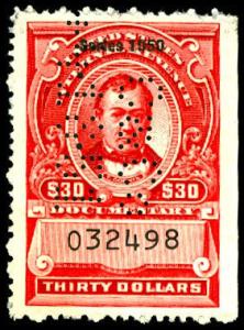 U.S. REV. DATED REDS, R555,  Used, (ID # 26652)