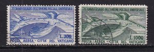 1949 - VATICAN - Scott #C18-C19 - Used
