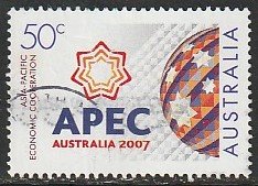 2007 Australia - Sc 2723 - used VF - 1 single - Asia-Pacific Econ Coop Forum