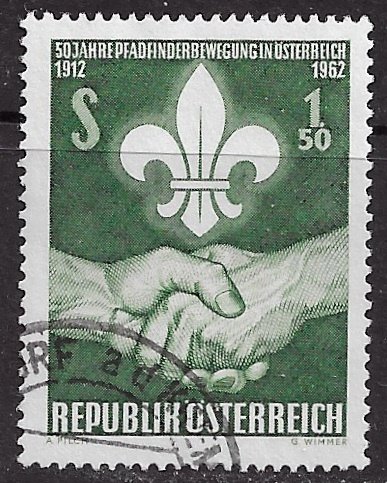 Austria ~ Scott # 684 ~ Used ~ Austria's Boy Scouts