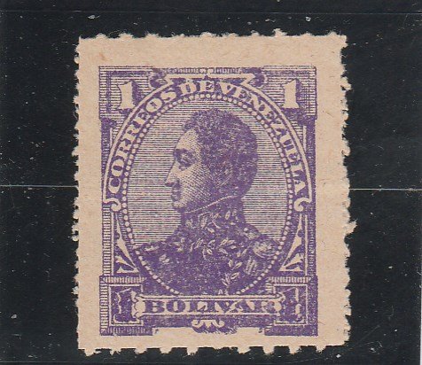 Venezuela  Scott#  95  MH  (1887 Bolivar)