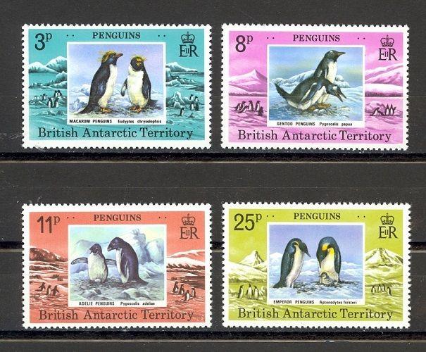 British Antarctic Territory Scott 72-75 Mint NH (Catalog Value $23.50)