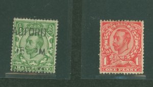 Great Britain #153-154 Unused Single (Complete Set)