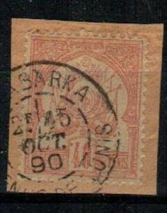 Tunisia Scott 6 Used on piece (Catalog Value $87.50)