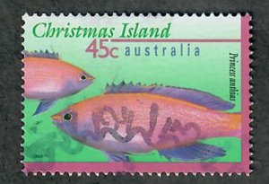 Christmas Island #383 used single