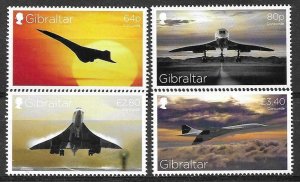 2019    GIBRALTAR  -  CONCORDE  -  UNMOUNTED MINT SET 