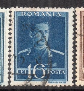 Romania 1943-45 Early Issue Fine Used 16l. NW-230133