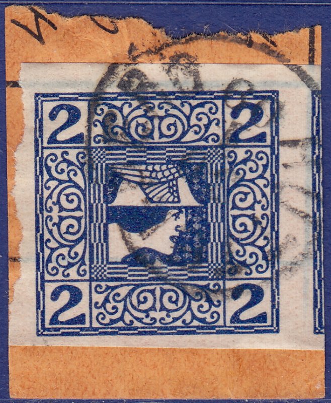 Austria - 1908 - Scott #P15 - used on piece - HÜTTENBERG pmk
