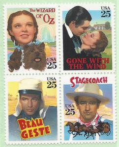 US #2445a, MNH, Blk/4