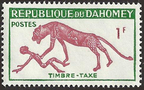 DAHOMEY - J29 - Unused - SCV-0.25