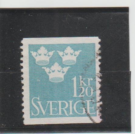Sweden  Scott#  656  Used  (1964 Three Crowns)