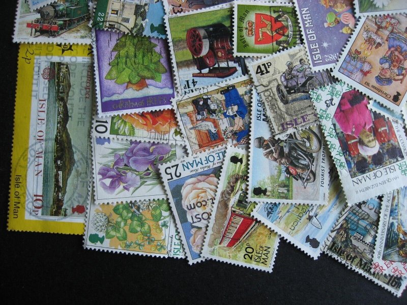 Isle of Man collection 55 different used, up to 2016 era, check them out!