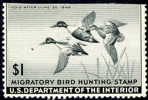 US #RW21 Mint Gum Dist. Top trimmed…