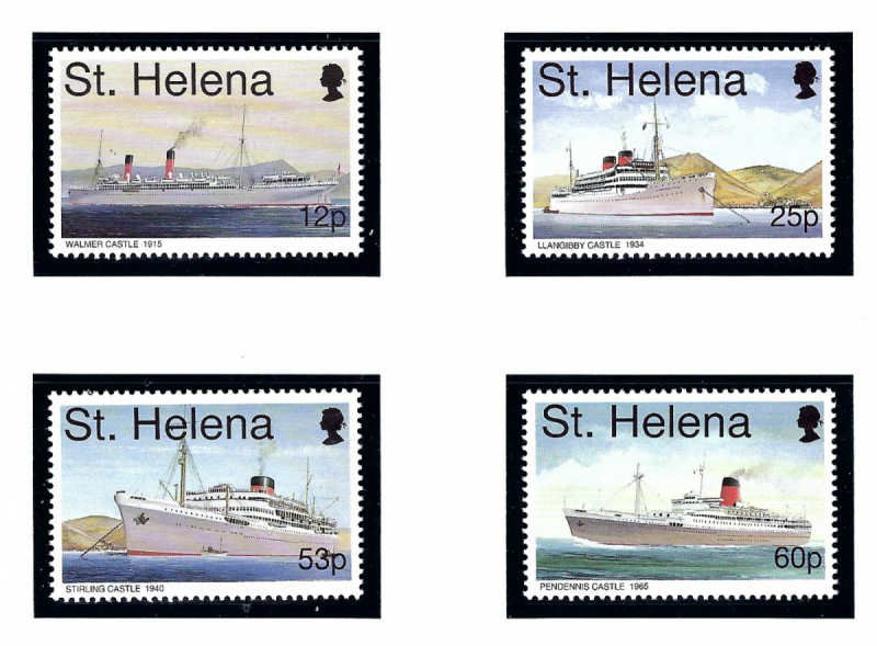 St Helena 666-69 MNH 1996 Mail Ships