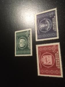 Austria sc 565-567 MH