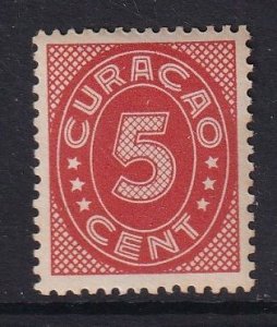 Netherlands Antilles Curacao  #131 MH 1936  numerals  5c  Perf. 13 1/2 x 13