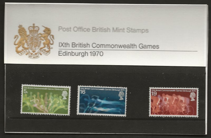 1970 BRITISH COMMONWEALTH GAMES PRESENTATION PACK 19