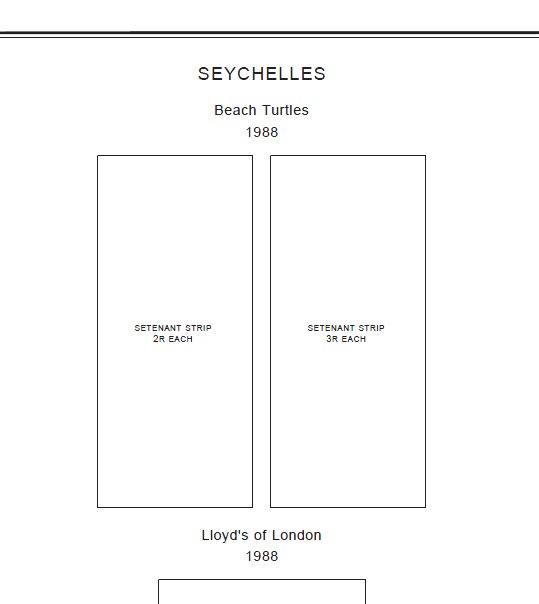 SEYCHELLES STAMP ALBUM PAGES 1890-2011 (137 PDF digital pages)