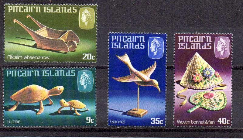 Pitcairn Islands MNH 194-7 Handicrafts