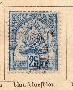 Tunis 1898-1902 Early Issue Fine Used 25c. NW-238647