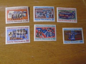 Italy  #  990-95  MH