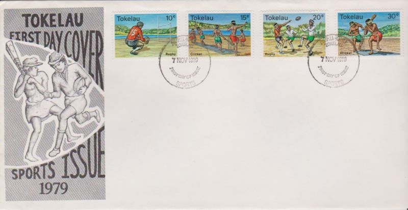 Tokelau Islands 1978 Sports Issue First Day Cover