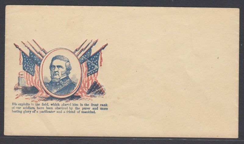 Civil War Patriotic cover - His Exploits in the Field, which Placed Him in Front